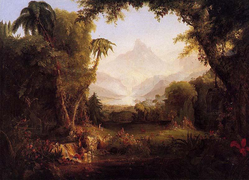 Thomas Cole The Garden of Eden oil painting image